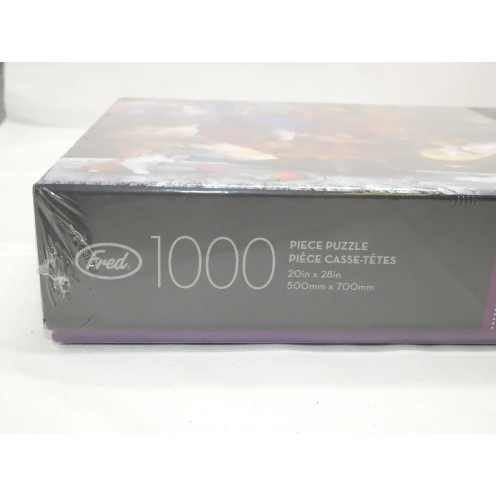Genuine Fred Jigsaw Puzzle GALAXY CATS JENNIFER NORWOOD 1000 Piece Space Kitten